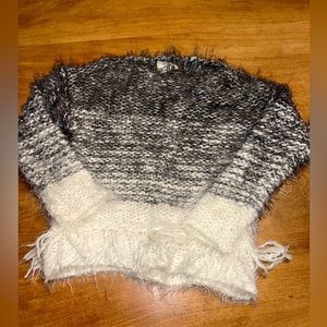 Girls fuzzy sweater